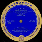 LP - Sergei Prokofiev , The Czech Philharmonic Orchestra , Karel Ančerl - Romeo And Juliet (Scenes From The Ballet, Op. 64, Nos. 1 And 2)