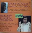 LP - Sergei Prokofiev / Dmitri Shostakovich - Gerard Schwarz / Carol Rosenberger / The Los Angeles Chamb - Piano Concerto No. 1 / Classical Symphony - Gatefold