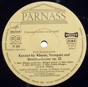 LP - Prokofiev / Shostakovich - Konzert Für Klavier Und Orchester Nr. 3 C-dur Op. 26 / Konzert Für Klavier, Trompete Unbd Streichorchester Op. 35