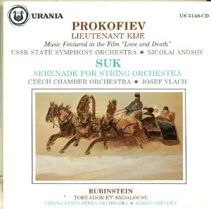 Prokofiev / Josef Suk / Anton Rubinstein - Prokofiev: Lt. Kije Suite / Suk: Serenade / Rubinstein: Toreador et Andalouse