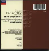 CD - Sergei Prokofiev / London Philharmonic Orchestra , London Symphony Orchestra , Walter Weller - The Symphonies - Fat Box