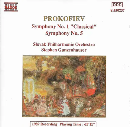 Sergei Prokofiev - Symphony No. 1, 'Classical' / Symphony No. 5