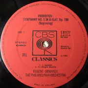 LP - Sergei - Symphony No. 5 In B Flat Major, Op. 100