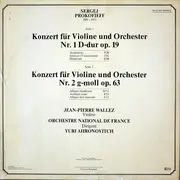 LP - Sergei Prokofiev - Konzerte Für Violine Und Orchester Nr. 1 D-Dur Op. 19 Und Nr. 2 G-Moll Op. 63