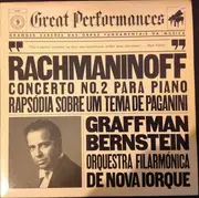 LP - Sergei Vasilyevich Rachmaninoff - Concerto No. 2 Para Piano / Rapsódia Sobre Um Tema De Paganini