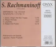 CD - Rachmaninoff - Symphony No. 1