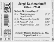 CD - Sergei Vasilyevich Rachmaninoff - Sinfonie Nr. 2 E-Mol