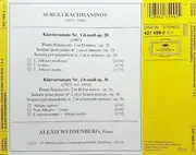 CD - Rachmaninoff / Alexis Weissenberg - Klaviersonaten Nos. 1 & 2