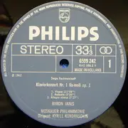 Double LP - Rachmaninoff - Klavierkonzerte Nr.1, 2 & 3 - Gatefold