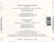 CD - Sergei Vasilyevich Rachmaninoff , Franz Liszt - Rachmaninoff: Piano Concerto No. 3, Liszt: Hungarian Fantasy