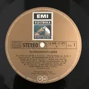 LP - Rachmaninov (Gedda, Weissenberg) - Lieder