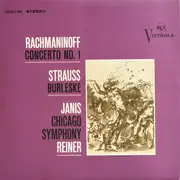 LP - Sergei Vasilyevich Rachmaninoff / Richard Strauss - Byron Janis , The Chicago Symphony Orchestra , - Concerto No. 1 / Burleske