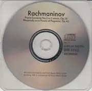 CD - Rachmaninoff - Piano Concerto No. 2 In C Minor, Op. 18. Rhapsody On A Theme Of Paganini, Op. 43