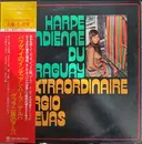 LP - Sergio Cuevas - Harpe Indienne Du Paraguay (L'Extraordinaire Sergio Cuevas) / パラグアイのインディアン・ハープ: グァラニ族のアルパ - + OBI + insert