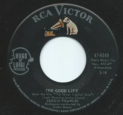 Sergio Franchi - The Good Life / Bella Nina