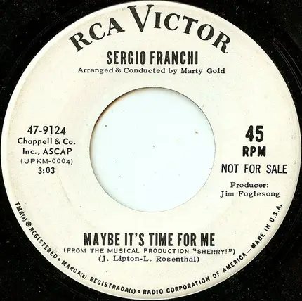 Sergio Franchi - What Will Tomorrow Bring