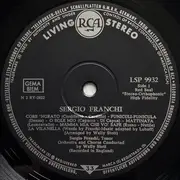 LP - Sergio Franchi - Romantic Italian Songs