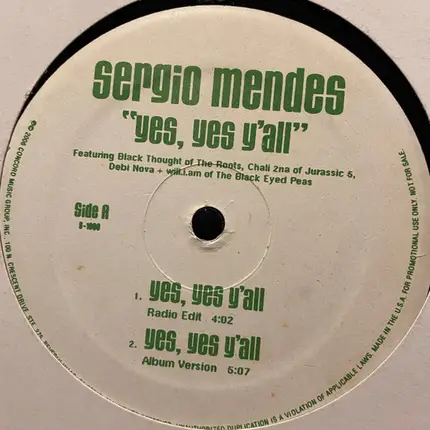 Sérgio Mendes - Yes, Yes Y'all