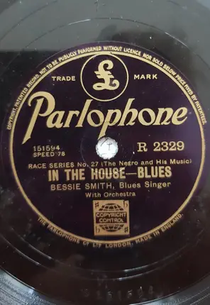 Seven Gallon Jug Band / Bessie Smith - Wipe 'Em Off / In The House