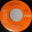 7inch Vinyl Single - Skeeter Davis - I Can't Believe That It's All Over