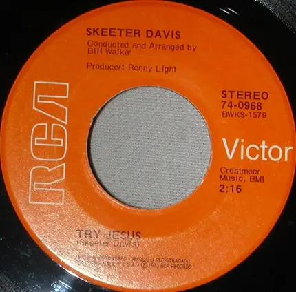 Skeeter Davis - I Can't Believe That It's All Over