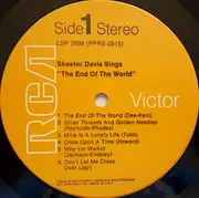 LP - Skeeter Davis - Skeeter Davis Sings The End Of The World