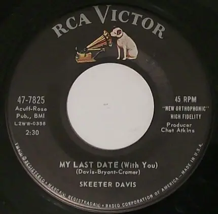 Skeeter Davis - Someone I'd Like To Forget / My Last Date (With You)