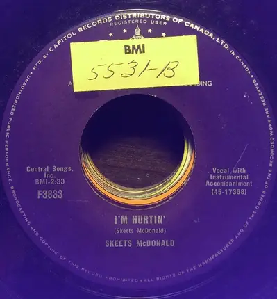 Skeets McDonald - I'm Hurtin' / Love Wind