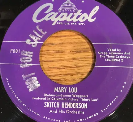Skitch Henderson & His Orchestra - Sunday Monday / Mary Lou