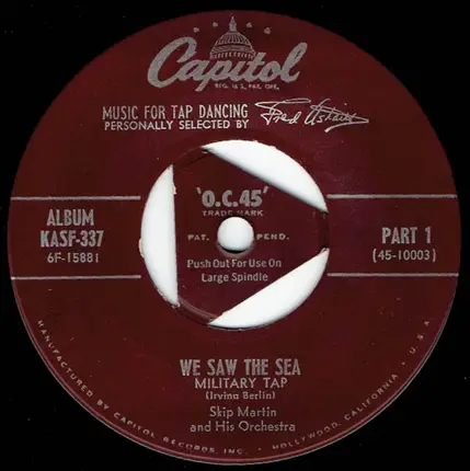 Skip Martin And His Orchestra - Fred Astaire's Music For Tap Dancing (1 Of 4)