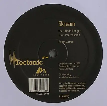 Skream - Hedd Banger / Percression