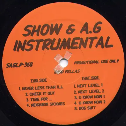 Showbiz & A.G. - Good Fellas (Instrumentals)