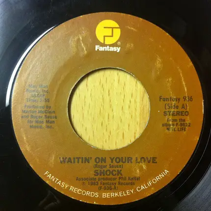 Shock - Waitin' On Your Love