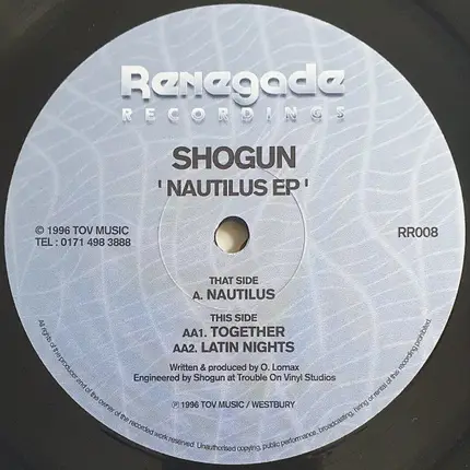 Shogun - Nautilus EP