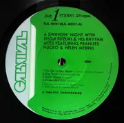 LP - Shoji Suzuki And His Rhythm Aces Featuring Peanuts Hucko & Helen Merrill - A Swingin' Night With Shoji Suzuki & His Rhythm Aces Featuring Peanuts Hucko & Hellen Merrill - Insert
