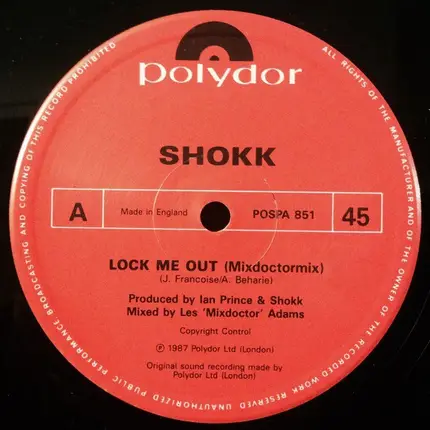 Shokk - Lock Me Out (Mixdoctormix)