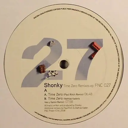 Shonky - Time Zero Remixes EP