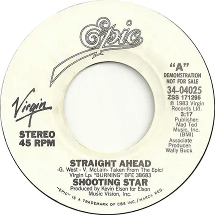 Shooting Star - Straight Ahead