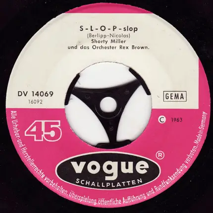 Shorty Miller Und Das Rex Brown Orchestra - Let's Slop