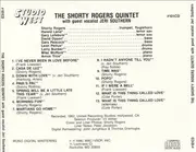 CD - Shorty Rogers Quintet With Guest Vocalist Jeri Southern - The Shorty Rogers Quintet