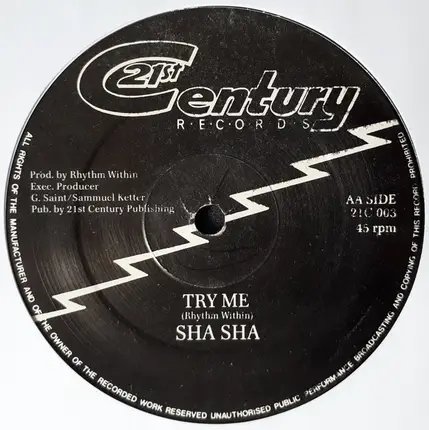 Sha Sha - Kiss / Try Me