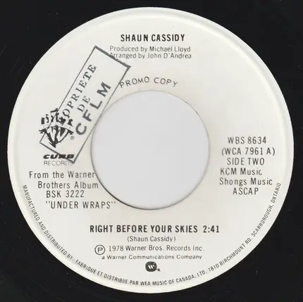 Shaun Cassidy - Our Night