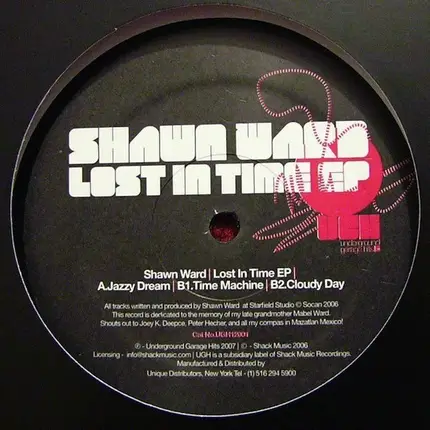 SHAWN WARD - LOST IN TIME EP