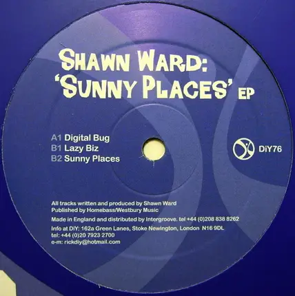Shawn Ward - SUNNY PLACES EP