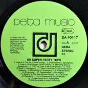 Double LP - Shawn Miller , John McBerry , Chor Und Orchester James Best , Tony Fender , Orchester Tony Anderson - 60 Super Party Hits - Superhits Am Laufenden Band