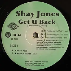 Shay Jones - Get U Back