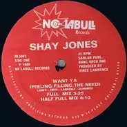 Shay Jones - Want Ya (Feeling / Filling The Need)