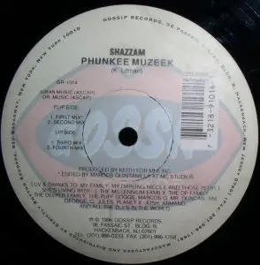 Shazzam - Phunkee Muzeek