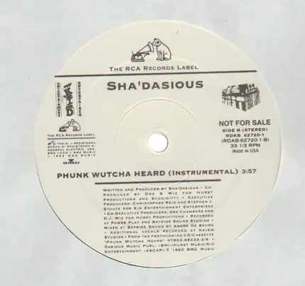 Sha'dasious - Phunk Wutcha Heard