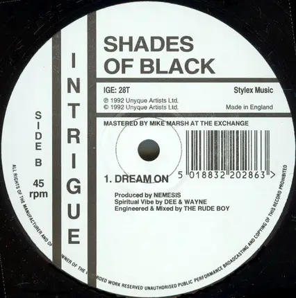 Shades Of Black - I Like It